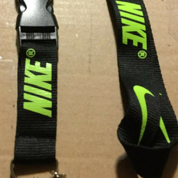 neon green nike lanyard